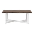 thumbnail image 2 of Furniture of America Krestian Contemporary Wood Coffee Table in Oak and White, 2 of 6