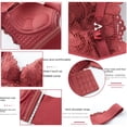 thumbnail image 4 of Chaleco de látex tailandés, ropa interior para mujer, sujetador sin aros de acero, accesorio ajustable, sujetador para el pecho, 4 of 5