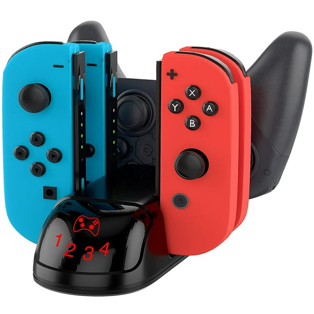 Nintendo Switch + Switch O Controllers Charger Station 5 in 1