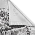 thumbnail image 3 of Ambesonne Kitty Kitchen Curtains, Sitting Cat Monochrome Art, 55"x36", Charcoal Grey and White, 3 of 3