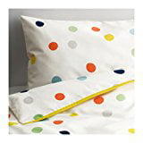 Ikea Crib Duvet Cover Pillowcase Multicolor 43x49 14x22