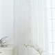 thumbnail image 4 of Elegante cortina de gasa con flores para ventana, panel de cortina de gasa de 39" Blanco, 4 of 7