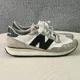 thumbnail image 4 of New Balance Shoes Mens 11D White Suede 237 Big Logo Running Lifestyle Sneakers, 4 of 6