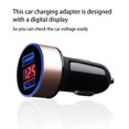 thumbnail image 4 of Matsuzay de pantalla de dígitos para teléfono móvil de coche, medidor de voltaje, adaptador de carga USB portátil para accesorios de enchufe Teléfono y Comunicación Oro negro, 4 of 6