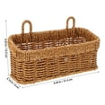 thumbnail image 3 of GOOHOCHY Cesta colgante tejida con asa, cesta de ratán de plástico, cesta tejida para cebollas, cesta para frutas, 3 of 8