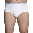 thumbnail image 3 of Fruit of the Loom Men's White Briefs, 3 Pack, 3 of 4