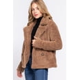 thumbnail image 3 of FASHNZFAB Faux Fur Sherpa Jacket, 3 of 5