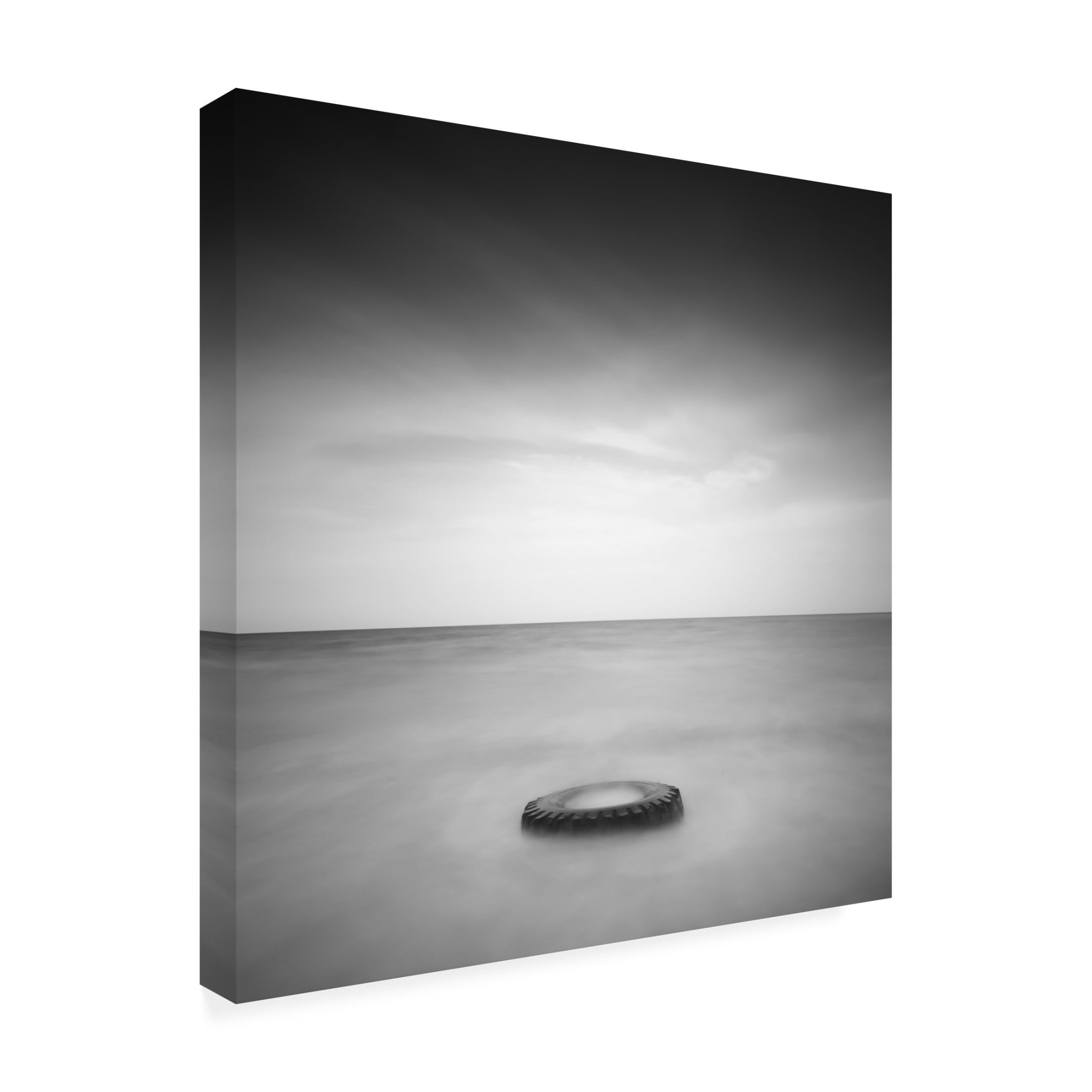 Canvas Wall Art - Catalin Baican '-O-' Wall Art for Living Room, Bedroom, or Office Décor by Trademark Fine Art - 35 x 35 Inches