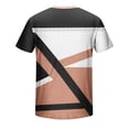 thumbnail image 5 of Penkiiy Mens T Shirt Casual Shorts Sleeves Round Neck Pullover Trendy 3D Printed Sports Fitness Blouse Plus Size Tops XL Coffee, 5 of 5
