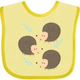 thumbnail image 3 of Inktastic Hedgehog for Girls Girls Baby Bib, 3 of 4