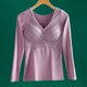 thumbnail image 1 of Ropa interior térmica para mujer, de invierno, autocalentable, cálida y sin costuras, de forro polar, resistente al frío., 1 of 3