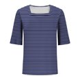 thumbnail image 4 of Blusas de Manga Corta para las Mujeres, Moda Verano Impreso, Blusas de Cuello Redondo, Chaqueta de Manga Corta para las Mujeres, 4 of 8