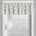 thumbnail image 4 of Ambesonne Flowers Valance & Curtain, Daisy Leaf Spring Time, 55"x30", Yellow White, 4 of 7