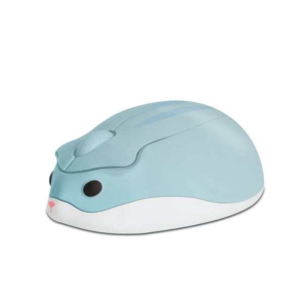 2.4G Wireless Mouse Cute Cartoon Computer Mini 3D Office Mouse For PC Tablet-Blue