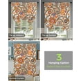 thumbnail image 4 of Paisley Pattern Flower Retro Window Curtain for Living Room Curtains for Kitchen Cafe Tie Up Short Drapes, 4 of 5