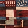 thumbnail image 1 of Ahgly Company Indoor Square Abstract Dark Almond Brown Abstract Area Rugs, 8' Square, 1 of 6