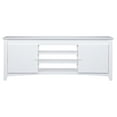 thumbnail image 3 of Nantucket TV Table 24x60 with Adjustable Shelves in White, 3 of 12