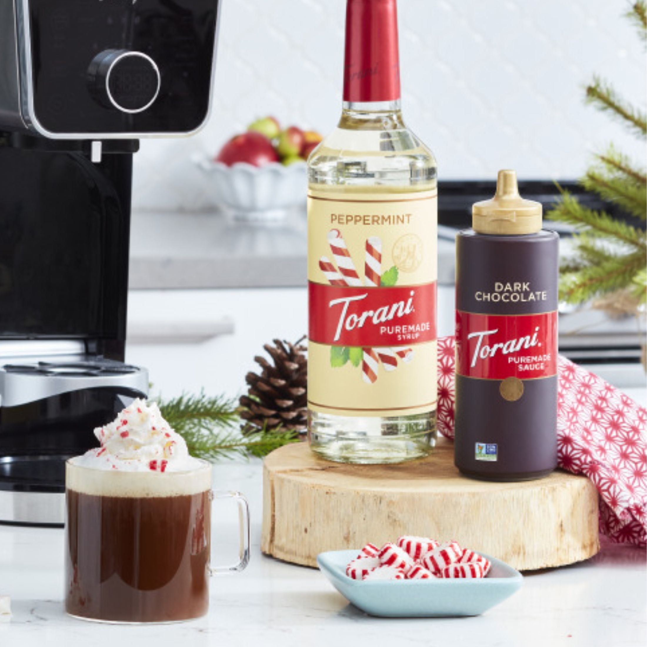 Torani Puremade Dark Chocolate Sauce 16.5 oz