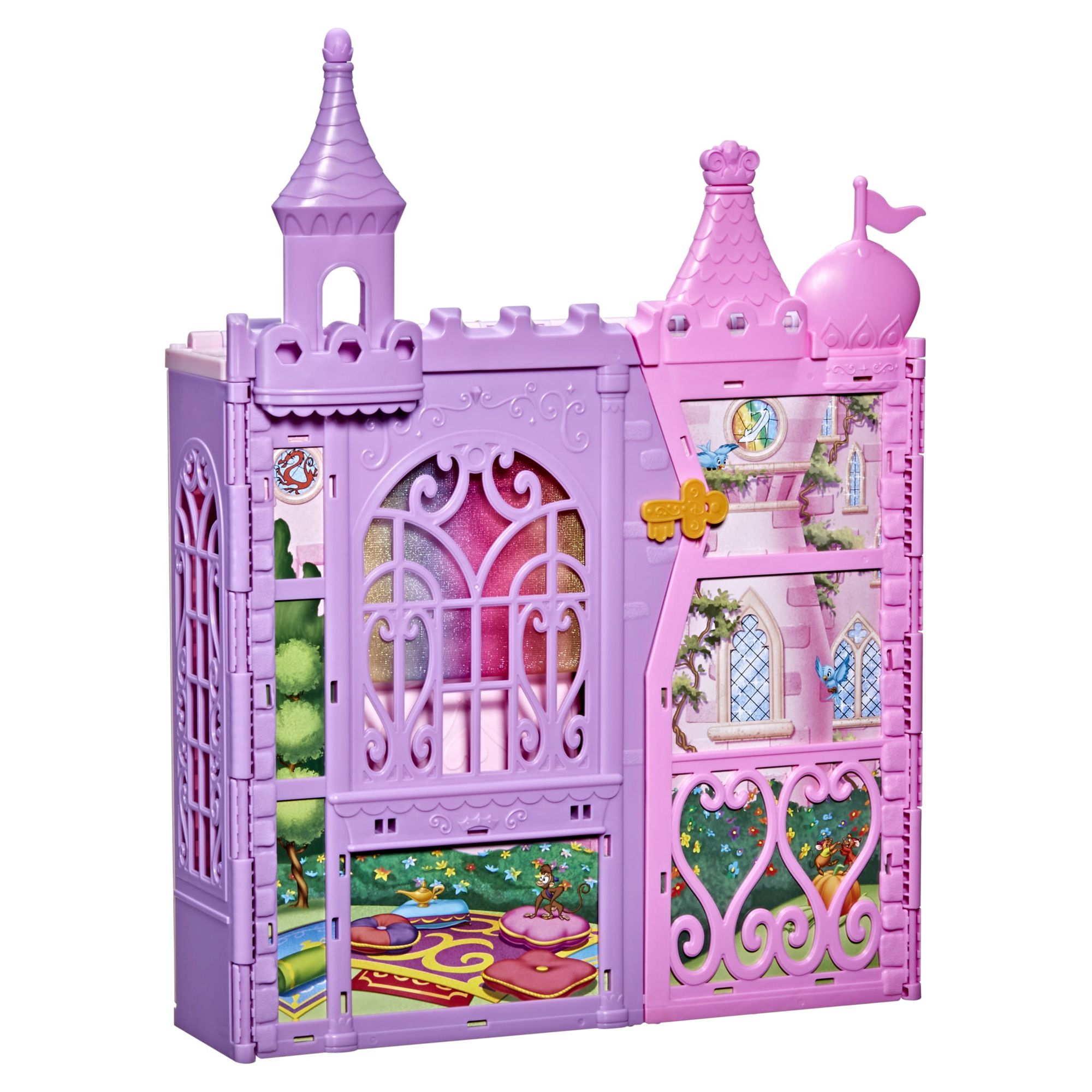 Disney Princess Fold n Go Celebration Castle, Folding Dollhouse - image 4 of 8
