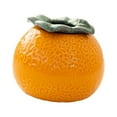 thumbnail image 5 of TISHITA Flower Pot Bonsai Pot Ceramic Orange Shape, Mini,Tea Can Home Decor Cute Ceramic Indoor Pots Orange Planter for Shelf Balcony Medium, 5 of 8