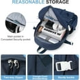 thumbnail image 5 of Black School Backpack For Women Men,Aesthetic College Backpack With Lots of Pockets,Lightweight High School Bag,Cute Bookbag, 5 of 5
