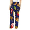 thumbnail image 3 of Pajama Pants Women, Cute Food Green Ice Cream Sweatpants Soft Sleep Lounge Pants, Casual PJ Bottoms Pants with Pockets, 3 of 5