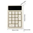 thumbnail image 3 of 17Keys Numpad Mechanical Numeric Keyboard Hot Swappable with Calculator Auto Sleep Function for Office Professional, 3 of 8