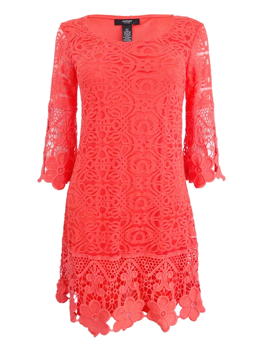 alfani crochet dress