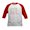 Red/White, variant on - Audiologist Baseball Jersey - Kids Cotton Baseball Jersey, 3/4 Sleeve Shirt