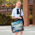 thumbnail image 7 of 3 Ring Zipper Binder with Shoulder Strap Waterproof Trapper Keeper 2 Inch D-Ring 500 Sheets Capacity Endless Square, 7 of 7