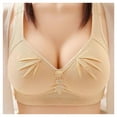thumbnail image 2 of Everyday Bras for Women Womens Bras Push up Womens Padded Bras T Back Sports Bras for Women Mesh Sports Bra Bras 36c Women Strapless Bra Sports Bras for Women Non Removable Pads Bra Women Beige 42, 2 of 3