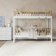 thumbnail image 6 of Storkcraft Next Santos Twin over Twin Bunk Bed, White with Natural, 6 of 6
