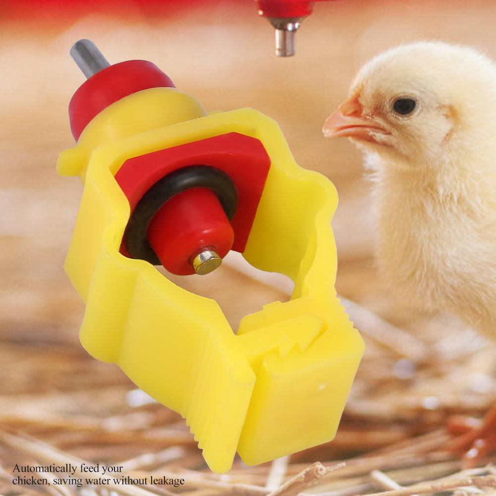 Spptty 20pcs Pack Automatic Chicken Feeder Nipples Duck Poultry