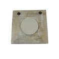 thumbnail image 3 of Natural Wood Framed Porthole Style Wall Mirror 12 Inches Square, 3 of 5