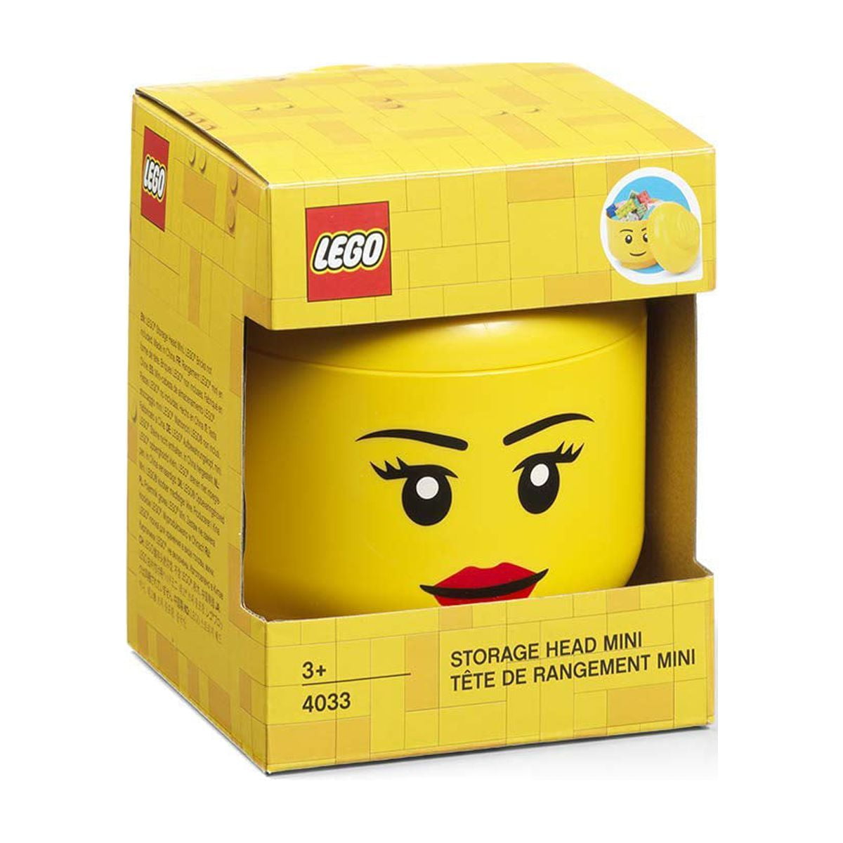 LEGO Storage Products 40330803 Mini Head White Skeleton Walmart