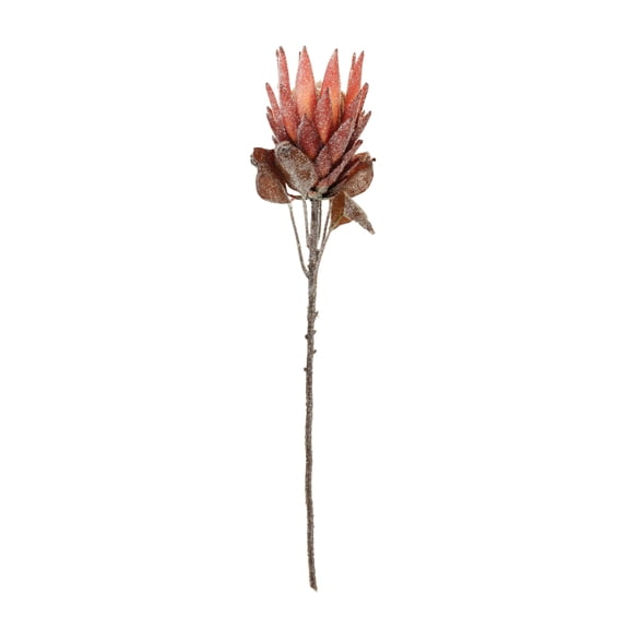 Melrose Protea Artificial Floral Stem Sprays - 29.25" - Red - Set of 2