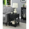 thumbnail image 4 of Home Square Furniture One-Drawer End Table in Black Wood Finish - Set of 2, 4 of 5