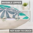 thumbnail image 3 of Teal Pillow Covers 20x20 Set of 4 Teal Decorative Throw Pillow Cover for Couch Modern Daisy Pillows Case for Living Room Cushion Bed Outdoor Home Decor, 3 of 6