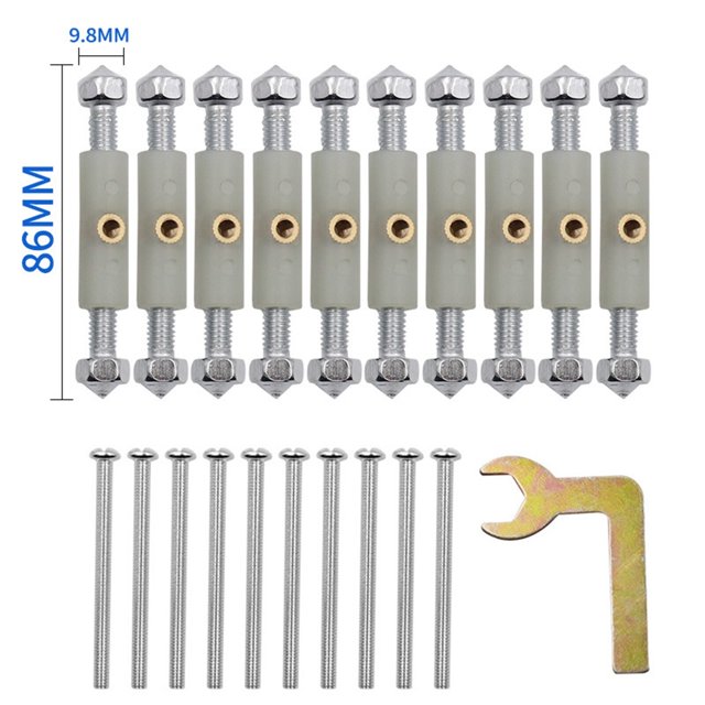 ziyahi Cassette Screws Support Rod Support Rod Kit Rust Rod Kits Resistant mount switch Repair Device for Wall Switch 86 Metal Type
