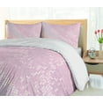 thumbnail image 5 of Ambesonne Modern Duvet Cover Sets, Abstract Disco Ball Pattern, 2-Queen, Pale Pink Pale Pink, 5 of 7