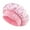 Pink, variant on Bowknot Satin Bonnet Curly Hair  for Women Sleeping Night Cap Romantic Bonnets Cap Single Layer,Pink ,1Pack
