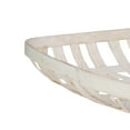 thumbnail image 5 of Northlight Rectangular Lattice Tobacco Baskets - White - Set of 3, 5 of 5