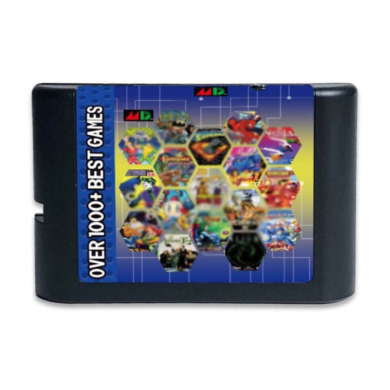 Super Games 196 in 1 for Sega Genesis - Mega Drive 16 Bit Multi