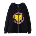 thumbnail image 5 of Dark hip-hop gótico Harajuku Y2k estrella impresa cremallera Sudadera con capucha hombres y mujeres Harajuku chaqueta sudadera, 5 of 5