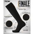 thumbnail image 2 of TCK Finale Solid Soccer Socks - Black, 2 of 2