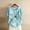 A1 Blue, variant on Pxiakgy Summer Boho Floral Shirts for Women Button Down Shirts Round Neck Shirt Roll Up Sleeve Shirt Floral Print Shirt Graphic Tunic Tops Office Work Tops Loose Fit Short Sleeve Crewneck Tops Blue L