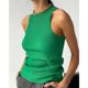 thumbnail image 1 of Top corto asimétrico y2k e-girl ahueca hacia fuera la parte superior del corsé de punto sin mangas O cuello Mini chaleco básico Casual deportivo sudaderas de verano Tan Jianjun  unisex, 1 of 2
