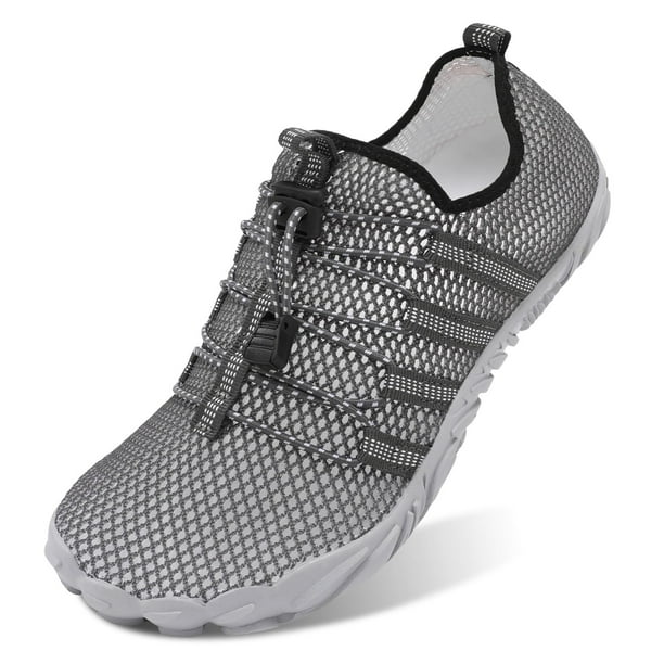 Zapatillas náuticas L-RUN para hombre y mujer grises EU47