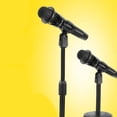 thumbnail image 4 of MIANGASTORE 2pcs Desktop Microphone Stand Adjustable Table Mic Stand Tabletop Mic Holder with Mic Clip for Meetings Lectures Podcast Livestream ( Black ), 4 of 9