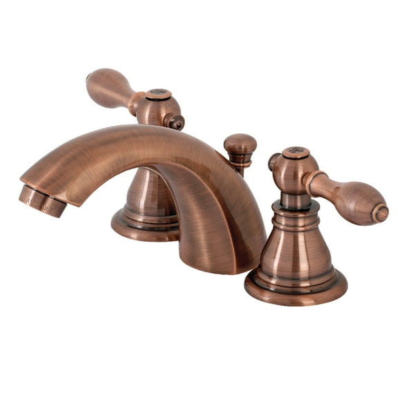 Kingston Brass KB956ACL American Classic Mini-Widespread Bathroom Faucet, Antique Copper